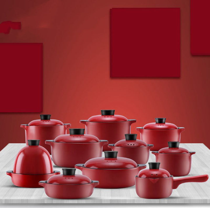 Discover the Versatility of the China Red Ceramic Stock Pot