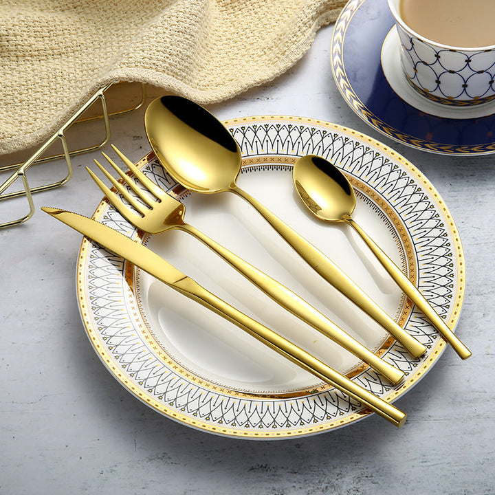 Elevate Your Dining Experience with Our 304 Stainless Steel Western Cutlery Set