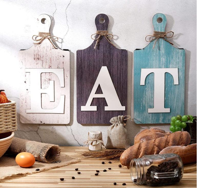 Enhance Your Kitchen with Our Wooden Farmhouse Kitchen Decoration Pendant